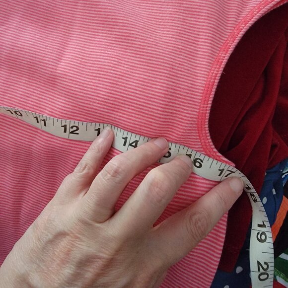 Tommy Bahama Lighthouse Reversible Wide Scoop Neck Dress w Horizontal Pinstripes - Picture 12 of 15